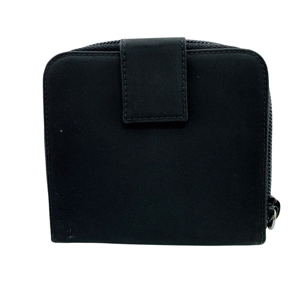 Prada Nylon Bifold Wallet Black