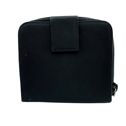 Prada Nylon Bifold Wallet Black
