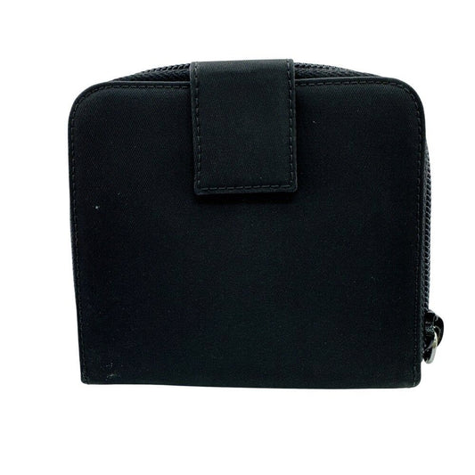 Prada Nylon Bifold Wallet Black
