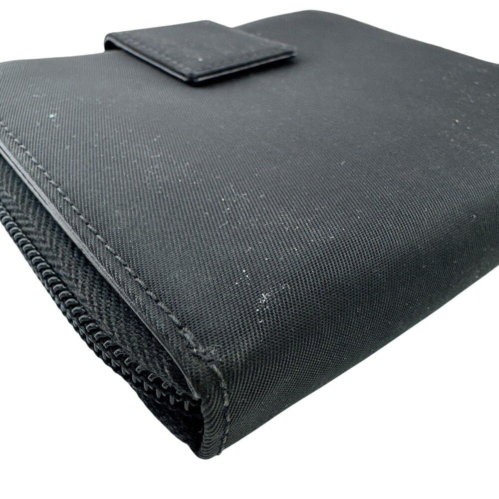Prada Nylon Bifold Wallet Black — view 4