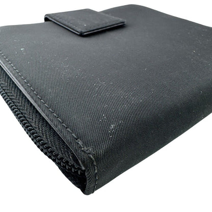 Prada Nylon Bifold Wallet Black — view 4