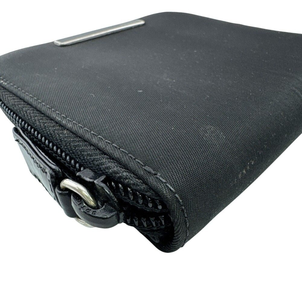 Prada Nylon Bifold Wallet Black — view 2
