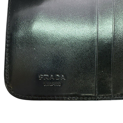 Prada Nylon Bifold Wallet Black