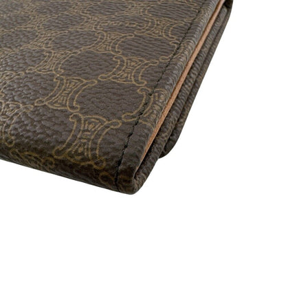 Celine Macadam Wallet Brown