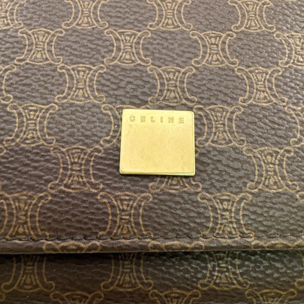 Celine Macadam Wallet Brown