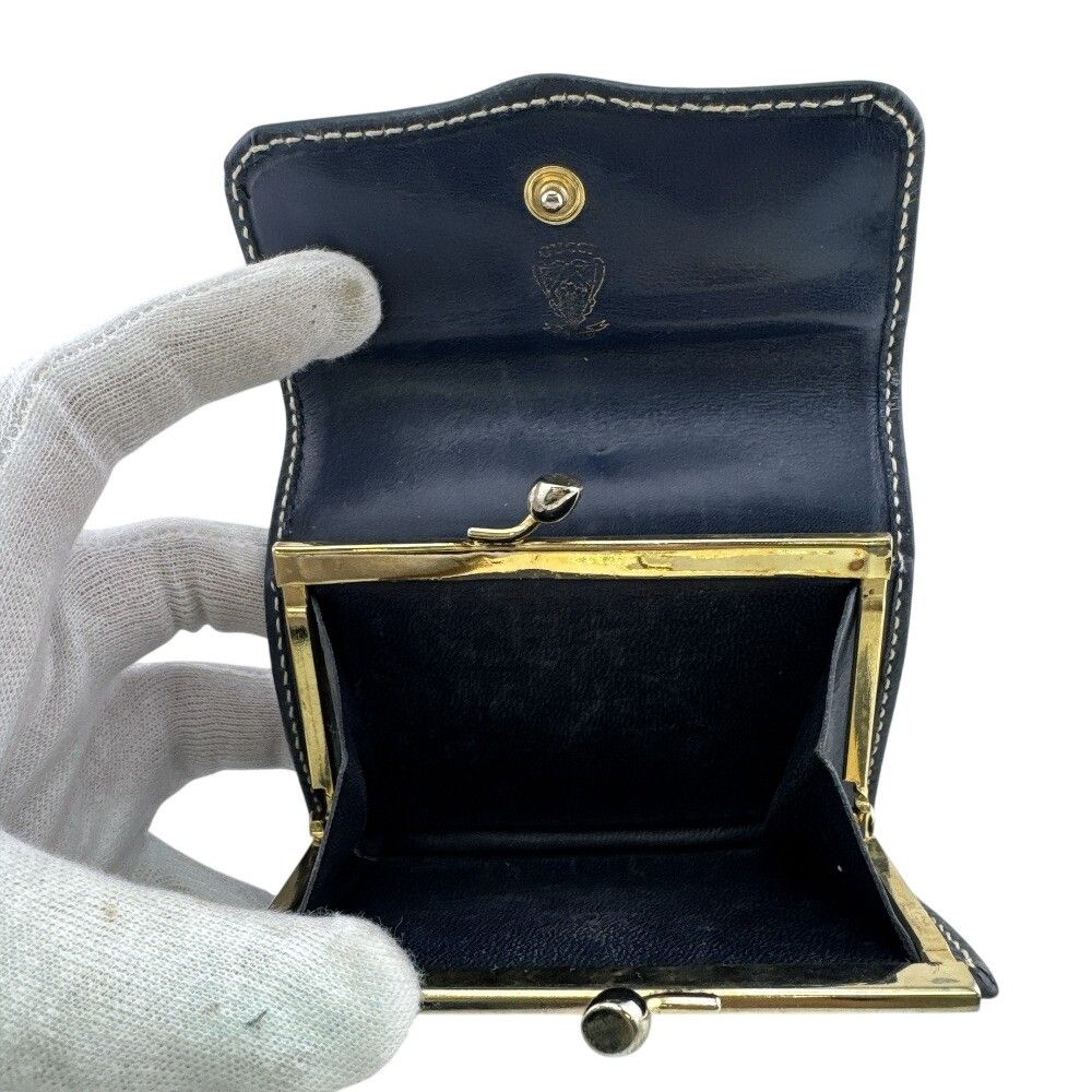 Gucci Micro GG Bifold Wallet Navy — view 6