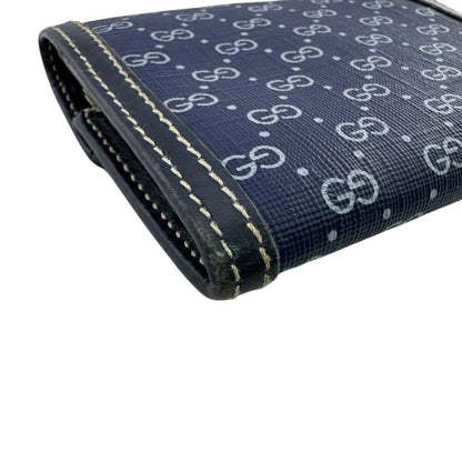 Gucci Micro GG Bifold Wallet Navy — view 4