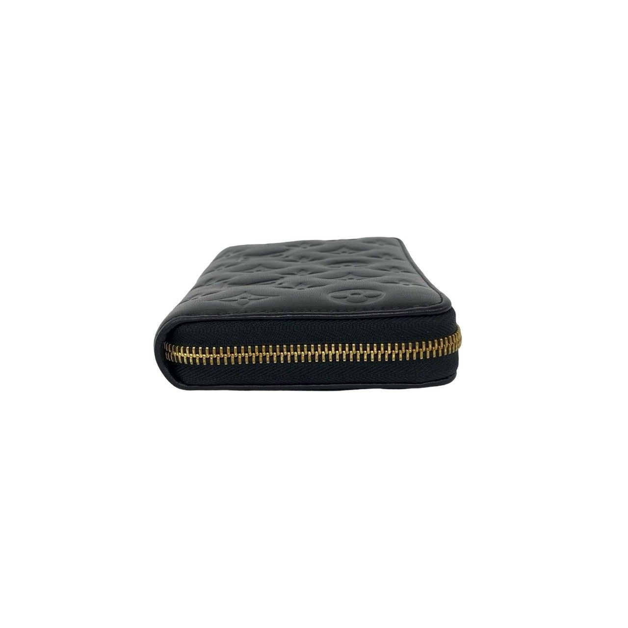 Louis Vuitton Zippy Wallet Coussin Monogram Empreinte Leather Black — view 5
