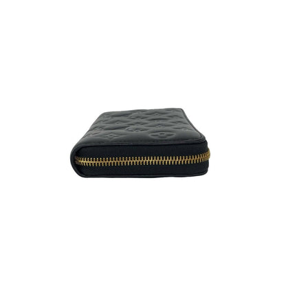 Louis Vuitton Zippy Wallet Coussin Monogram Empreinte Leather Black — view 5
