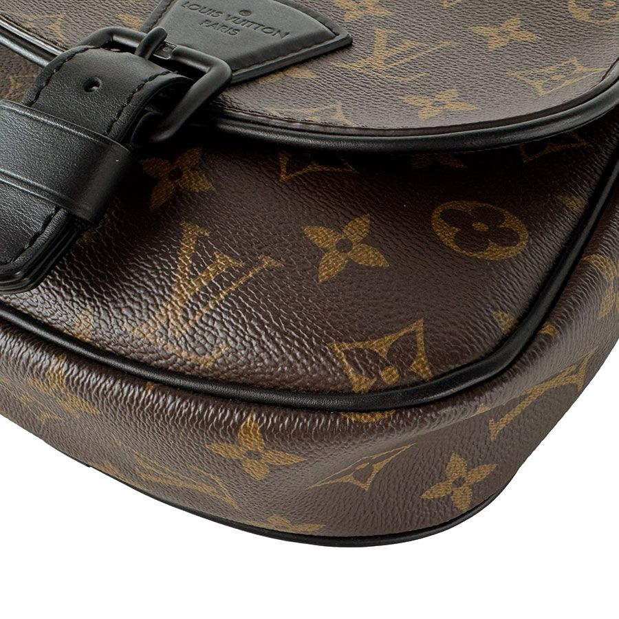 Louis Vuitton Shoulder Bag Monogram Macassar Montsouris Messenger PM — view 8