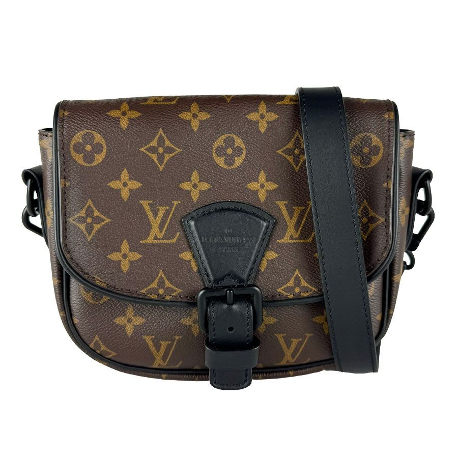 Louis Vuitton Shoulder Bag Monogram Macassar Montsouris Messenger PM