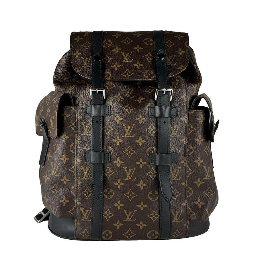 Louis Vuitton Backpack Monogram Macassar Christopher MM