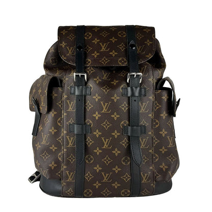 Louis Vuitton Backpack Monogram Macassar Christopher MM