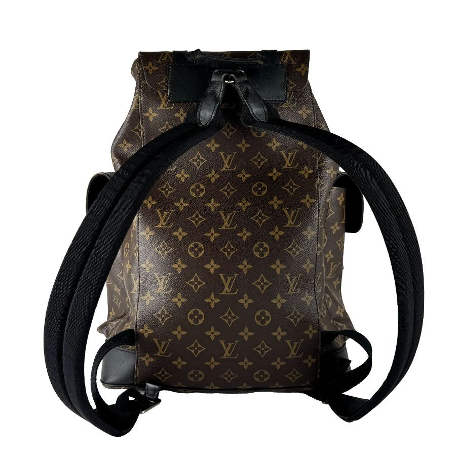 Louis Vuitton Backpack Monogram Macassar Christopher MM — view 3