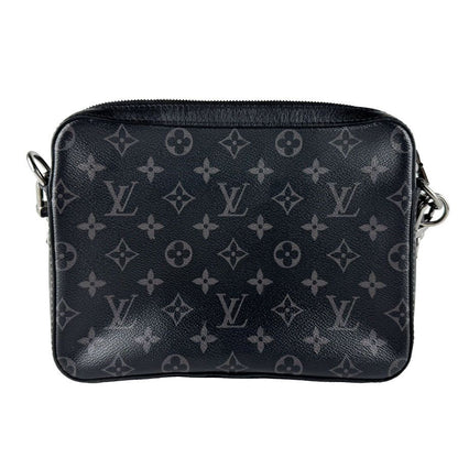 Louis Vuitton Crossbody Shoulder Bag Monogram Eclipse Trio Messenger — view 3
