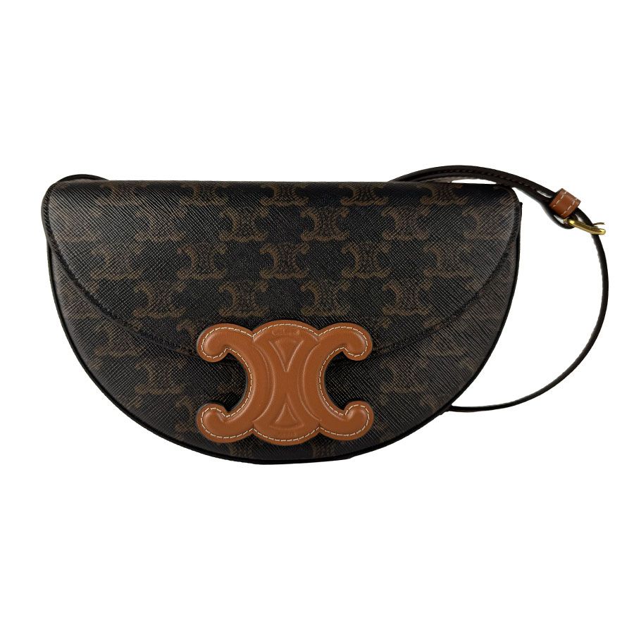 Celine Shoulder Bag Cuir Triomphe Bezas