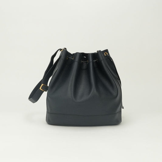 Hermes Market GM Shoulder Bag Courchevel Blue Indigo Navy Gold