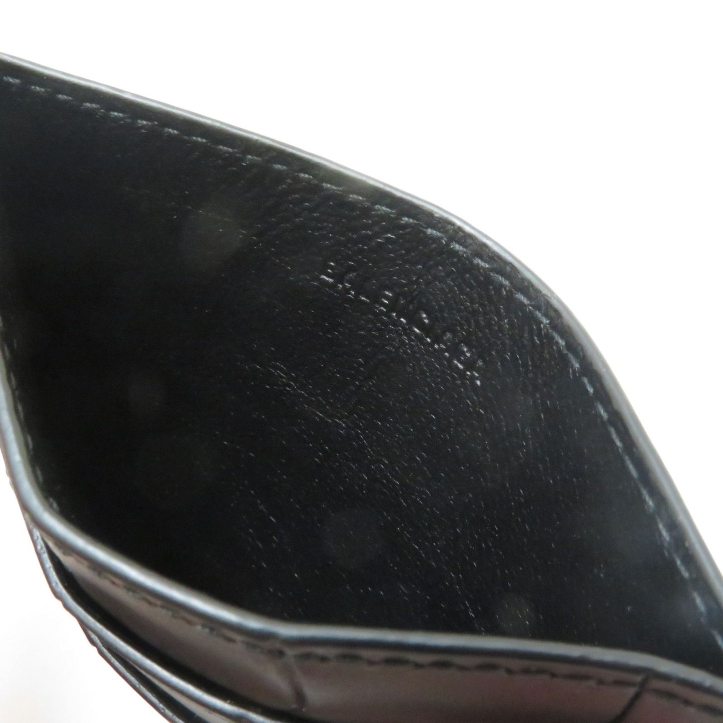 Balenciaga Cash Card Case Black Leather — view 7