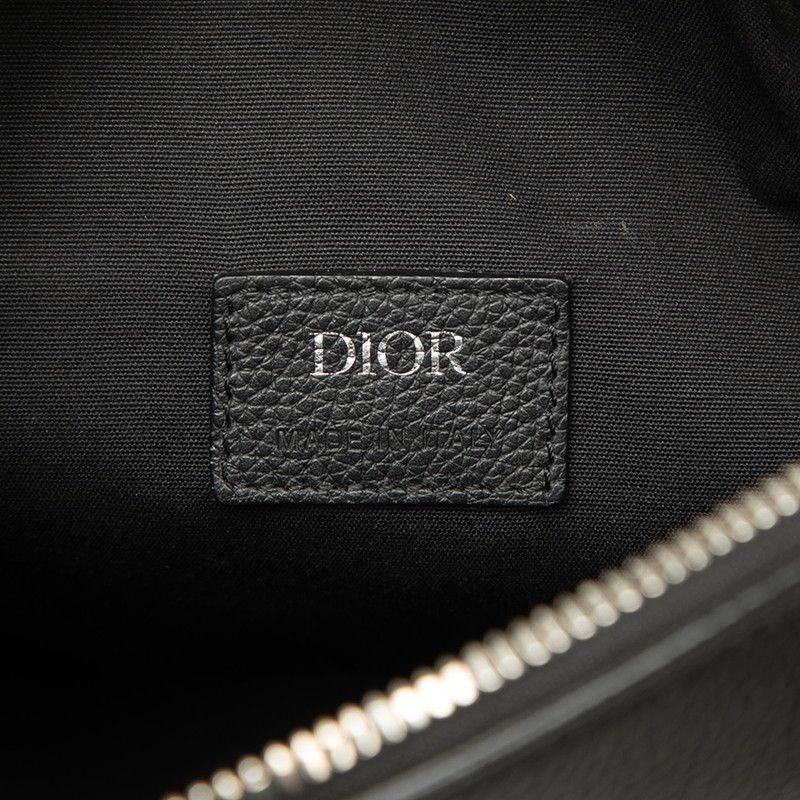 Dior Saddle Bag Crossbody Black Leather — view 6
