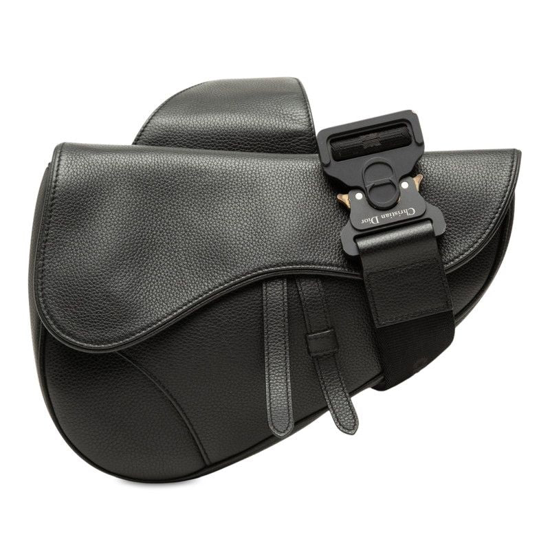 Dior Saddle Bag Crossbody Black Leather
