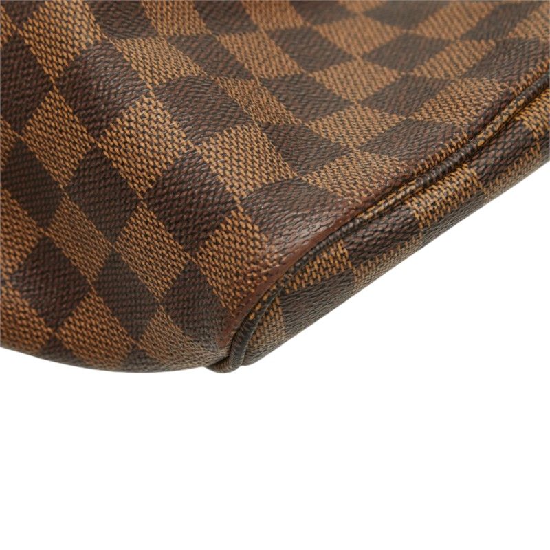 Louis Vuitton Damier Neverfull GM Tote Shoulder Bag Brown Leather — view 7
