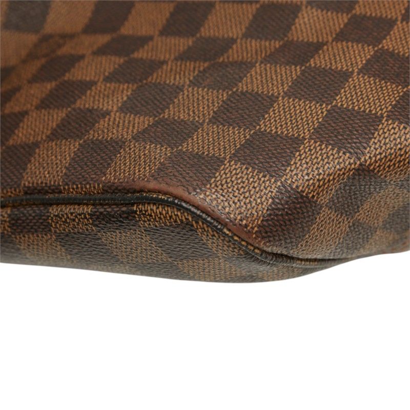 Louis Vuitton Damier Neverfull GM Tote Shoulder Bag Brown Leather — view 6