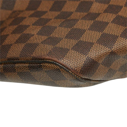 Louis Vuitton Damier Neverfull GM Tote Shoulder Bag Brown Leather — view 6