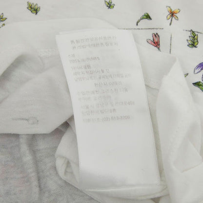Dior Constellation Flower Print Short Sleeve T-Shirt White Multicolor Cotton XS — view 6
