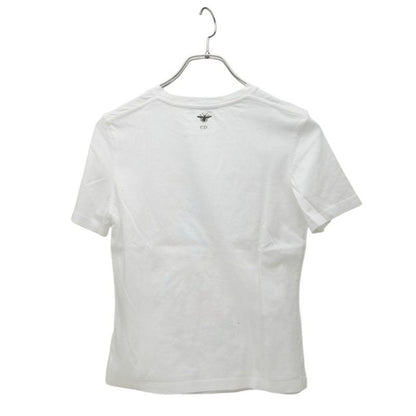 Dior Constellation Flower Print Short Sleeve T-Shirt White Multicolor Cotton XS — view 2