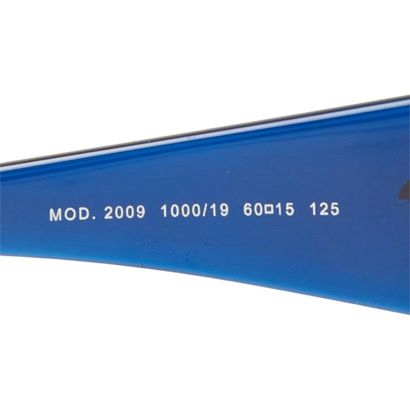 Versace Medusa Sunglasses Blue Silver Acetate Metal Eyewear — view 6