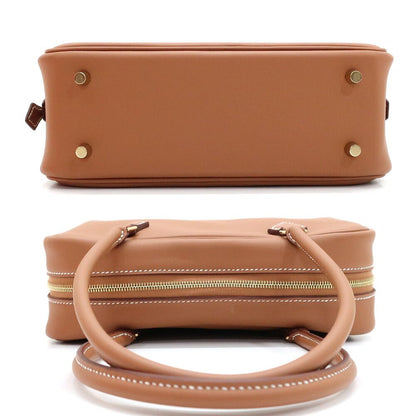 Hermes Plume 20 Mini Gold Swift Handbag — view 4