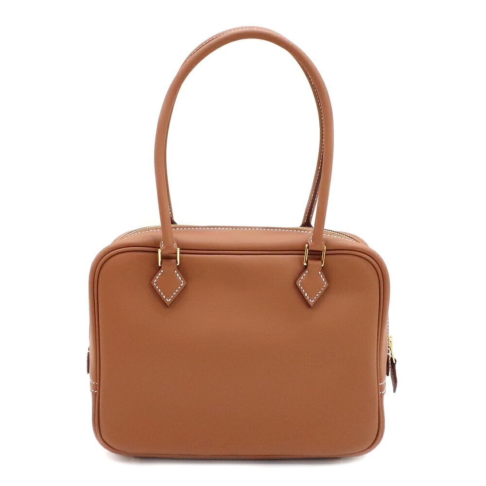 Hermes Plume 20 Mini Gold Swift Handbag — view 2