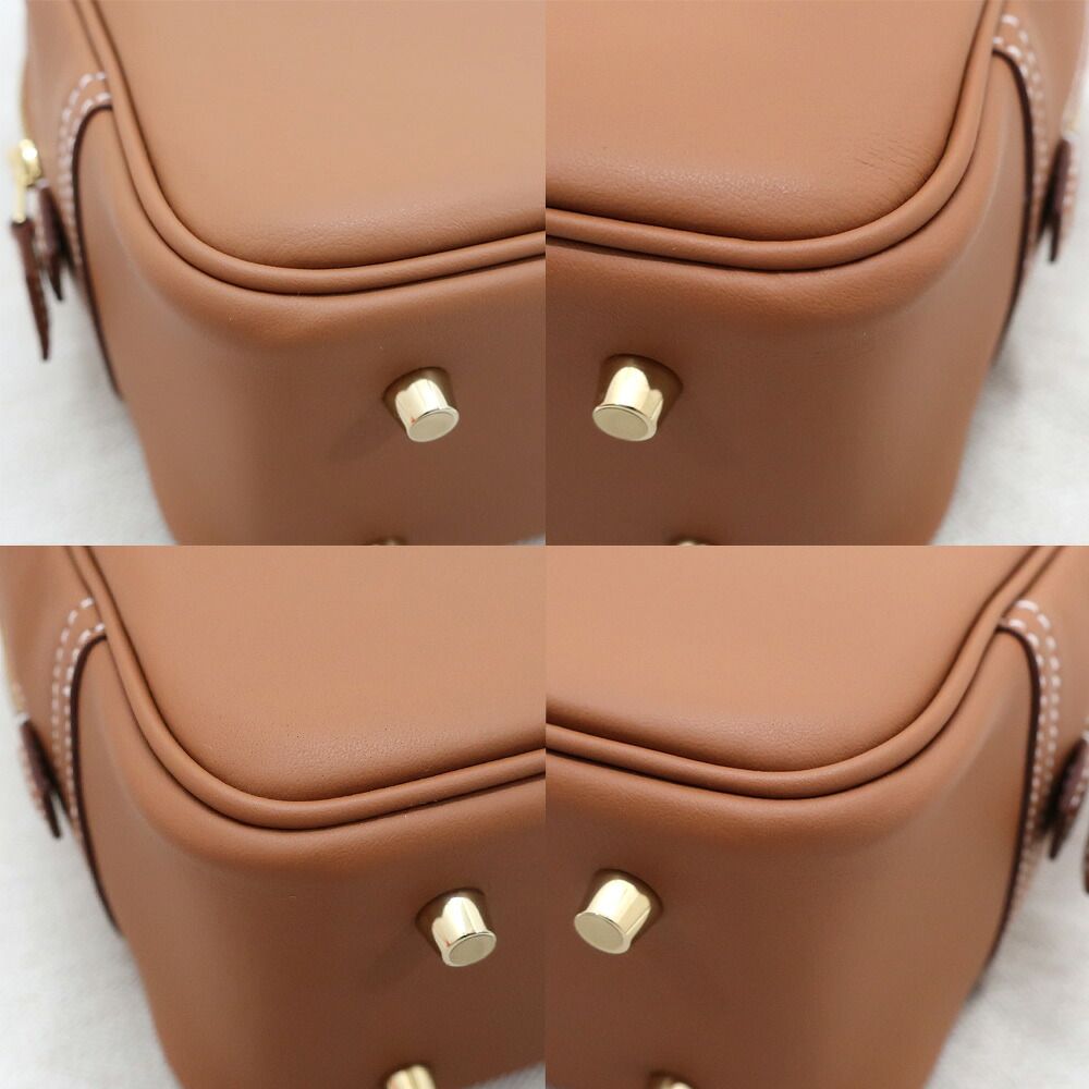 Hermes Plume 20 Mini Gold Swift Handbag — view 5