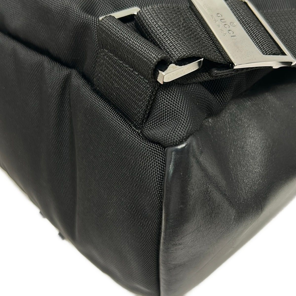 Gucci Backpack Black Drawstring Leather — view 6