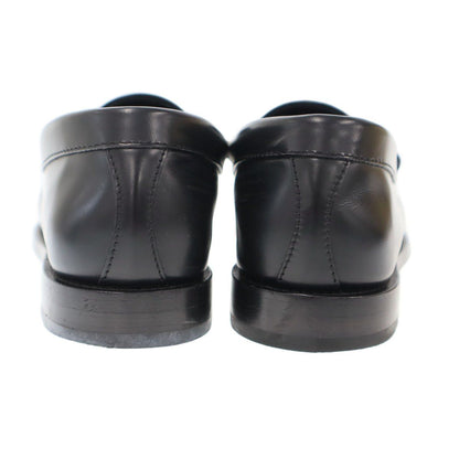 Celine Leopard Calf Hair Loafers Black Brown — view 3