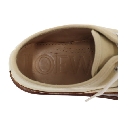 Loewe Bay Shoes Bay Lace-up Canvas Beige — view 5