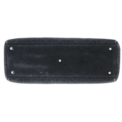 Dior Lady Cannage Suede Handbag Black — view 4