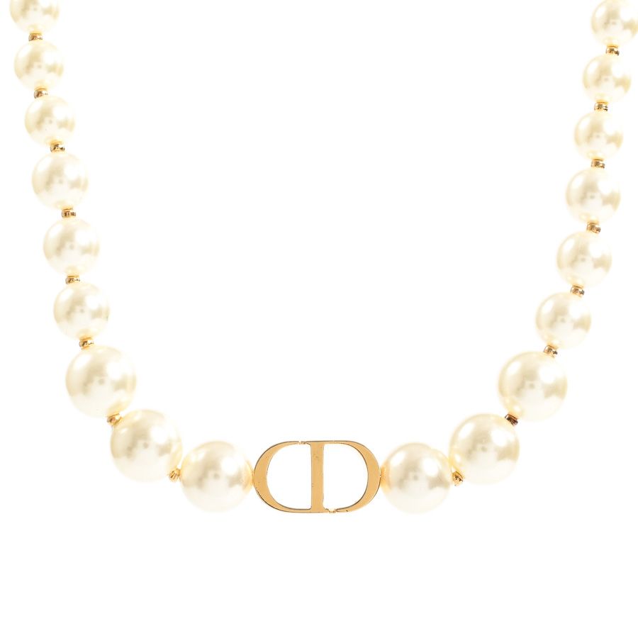 Dior Necklace Short Gold