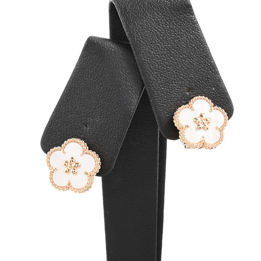 Van Cleef & Arpels Earrings Lucky Spring Plum Blossom