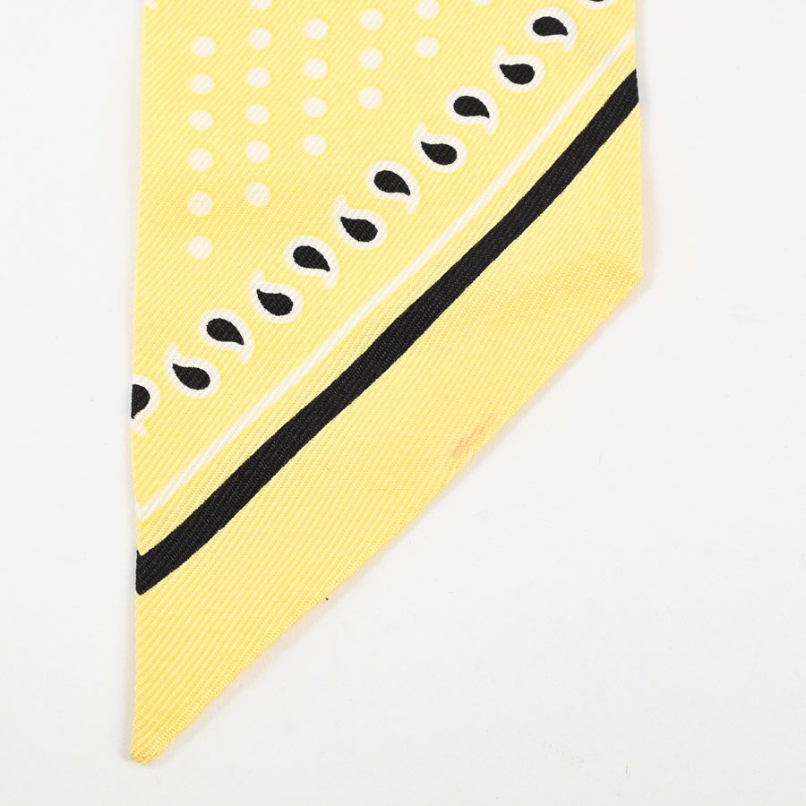 Hermes Scarf Twilly Scarves Yellow — view 5