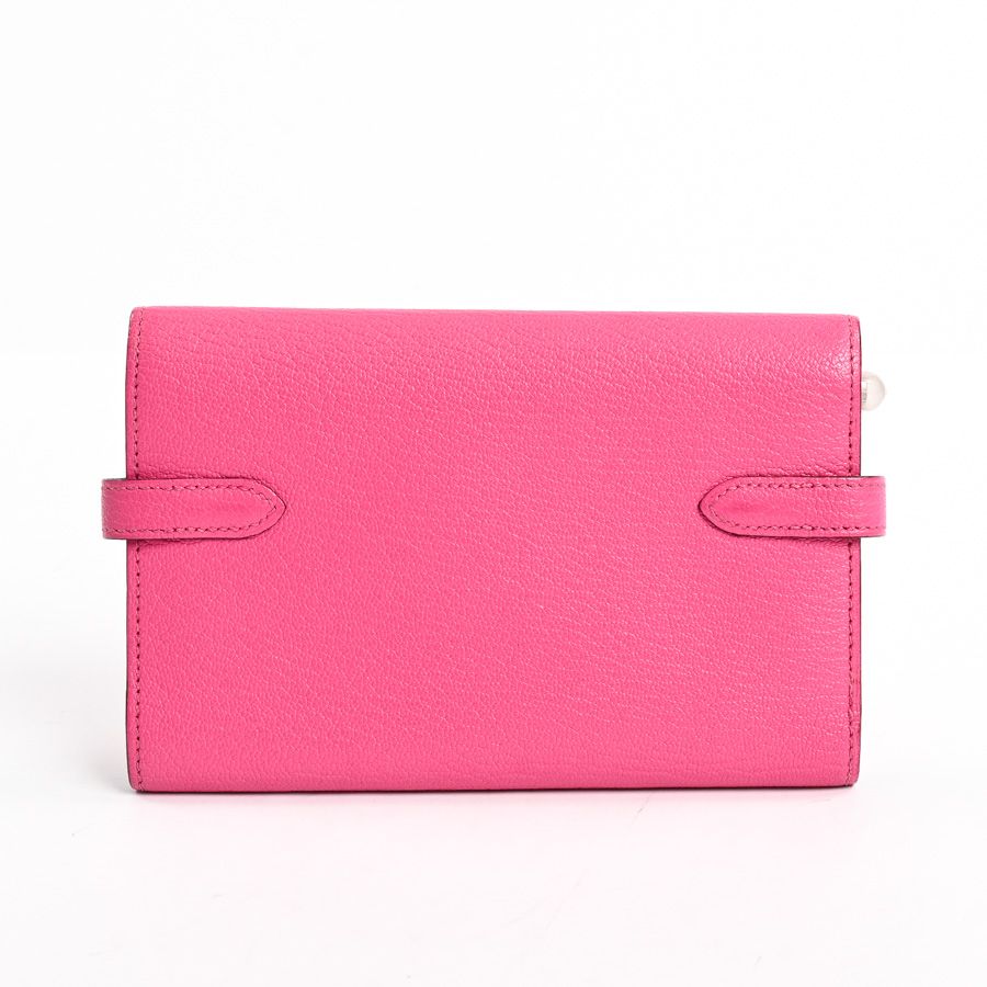 Hermes Wallet Kelly Pink — view 3