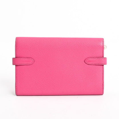 Hermes Wallet Kelly Pink — view 3