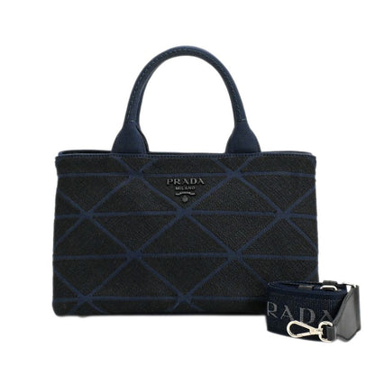 Prada Handbag Canapa Triangle Tote
