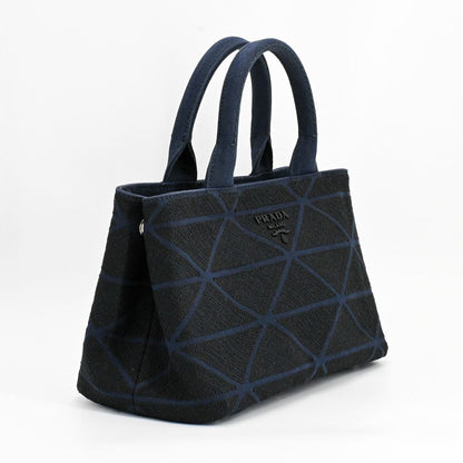 Prada Handbag Canapa Triangle Tote — view 2
