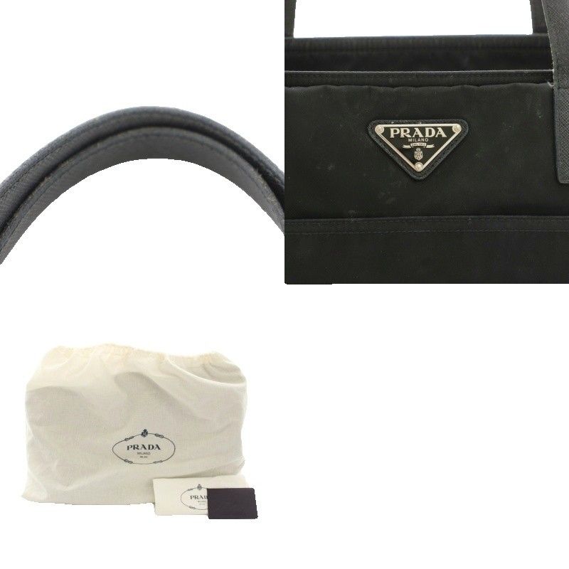 Prada Re-Nylon Tote Bag Nylon Black — view 7