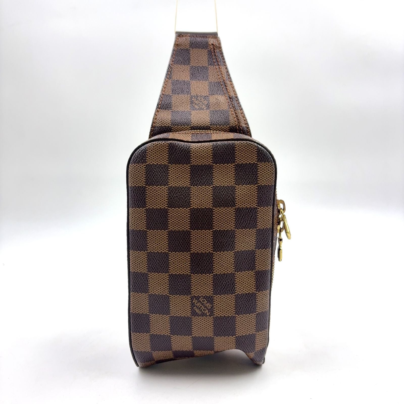 Louis Vuitton Geronimos Brown Belt Bag Gold