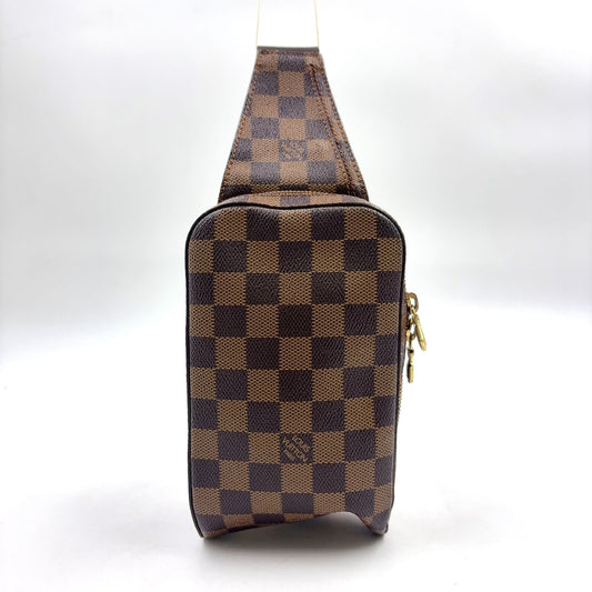 Louis Vuitton Geronimos Brown Belt Bag Gold