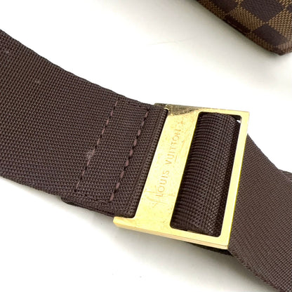 Louis Vuitton Geronimos Brown Belt Bag Gold — view 8