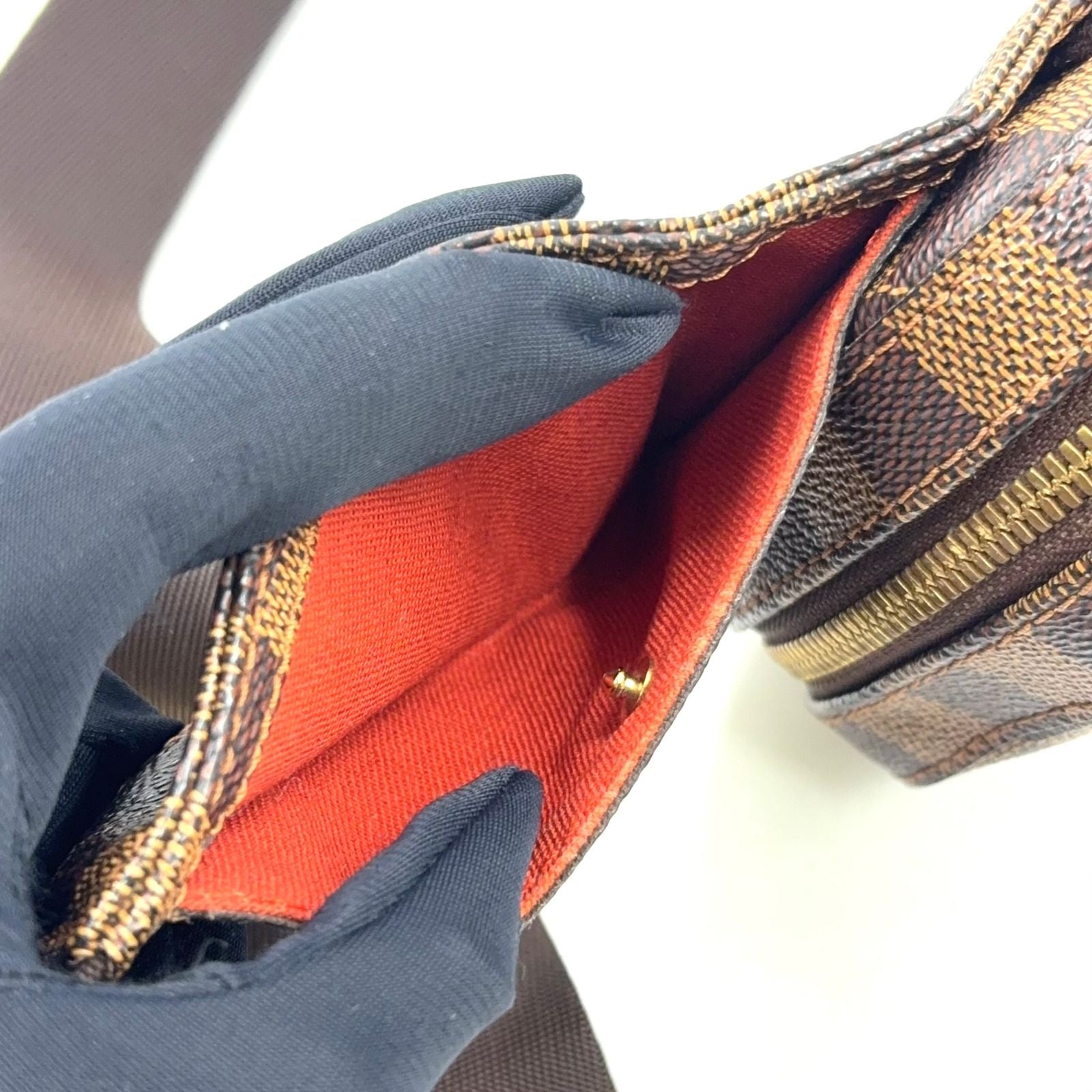 Louis Vuitton Geronimos Brown Belt Bag Gold — view 5