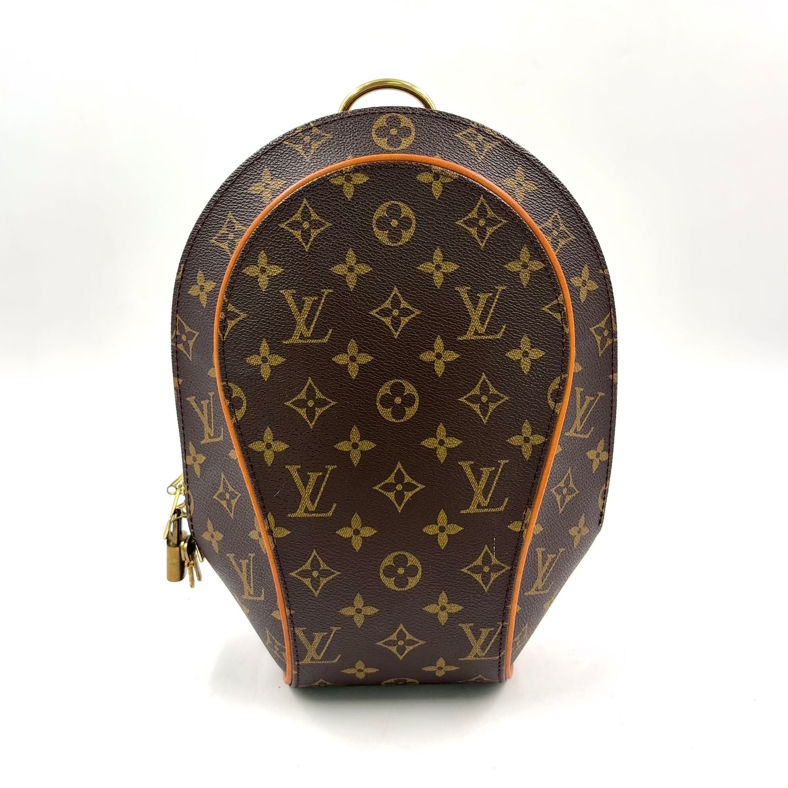 Louis Vuitton Ellipse Sac a Dos Monogram Leather Brown Light Backpack Gold